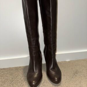 Chic Over the Knee Brown Boots
